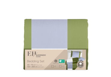Voodipesu kmpl EH 140x200/50x70cm,roh.