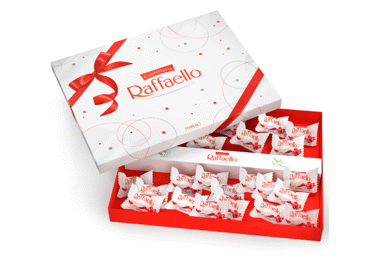 Kommikarp RAFFAELLO 400g