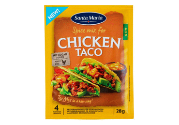 Taco maitse.segu kanale SANTA MARIA 28g