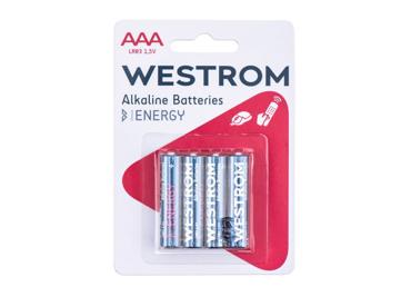 Patareid WESTROM AAA,4tk,LR03,1.5V