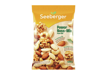 Pähklisegu Power-Nut-Mix SEEBERGER 125g
