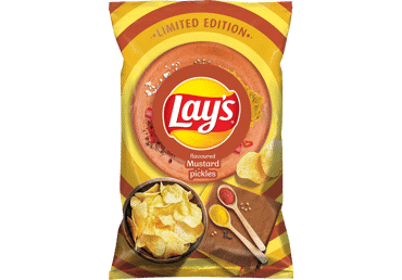 Kartulikrõpsud Mustard Pickles LAY'S130g