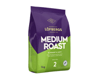 Kohvioad keskm.röst LÖFBERGS 1kg