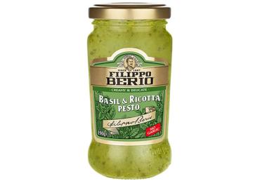 Basiil.ricotta pesto FILIPPO BERIO 190g