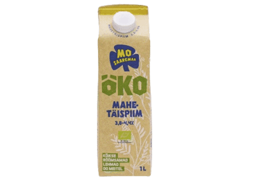 Mahetäispiim MO SAAREMAA Öko 3,8-4,4%,1L