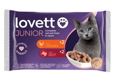 Kassitoit veis.kana Junior LOVETT 4x100g