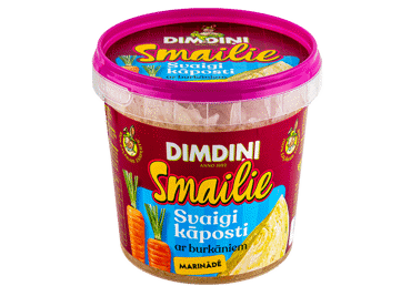 Kapsas porgandiga, marin. SMAILIE, 650g
