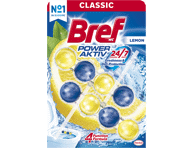 WC värskendaja Power Aktiv Lemon, BREF, 2x50 g