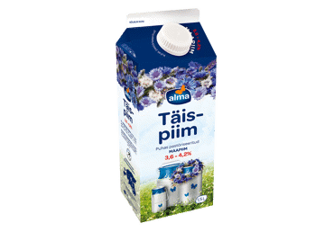 Täispiim ALMA 3.6-4.2% 1.5L