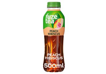 Must jäätee FUZETEA Virsiku Hibis.500ml