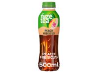 Must jäätee FUZETEA Virsiku Hibis.500ml