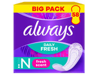 Pesukaitsmed ALWAYS Normal Deo 58tk