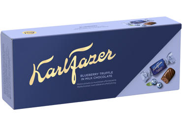 Piimašok.kommid mustik.KARL FAZER 250g