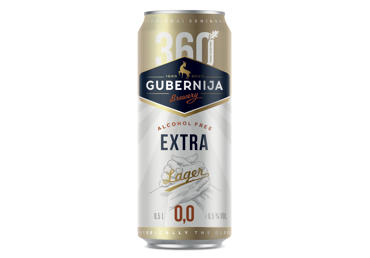 Alk.vaba õlu GUBERNIJA Extra Lager500ml