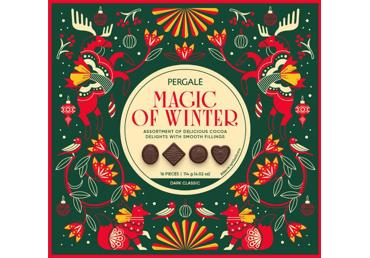 Assortii tume šok. Winter PERGALE 114g