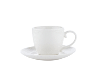 Kruus ja taldrik AURORA White Home 230ml