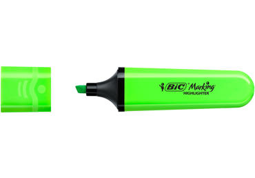 Tekstimarker BIC Roheline