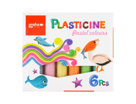 PlastiliinGRAFIA PLUS  6 pastellvärvi