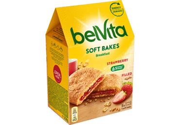 Küpsis pehme maasik.täid.BELVITA 250g