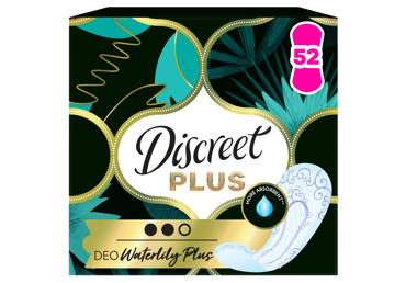 Pesukaitsmed DISCREET PlusWaterlily 52tk