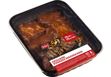 Grillribi punases marinaadis M&M,kg