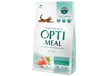 Kuivtoit kassidele kana OPTIMEAL 700g