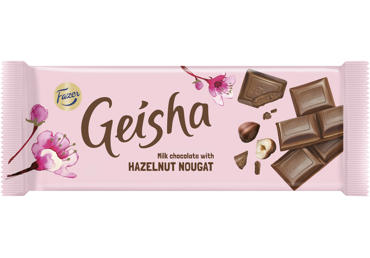 Šokolaad pähklitäidis. Geisha FAZER 100g