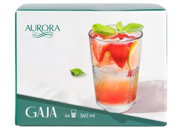 Joogiklaasid AURORA Mojito 360ml 4tk - 1