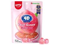 Kummikommid virsik 4D AMOS 65g