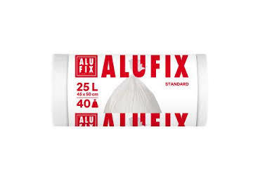 Prügikott ALUFIX 25L 40tk,valge