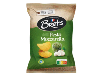Kartulikrõpsud pesto/mozzarel.Brets 125g