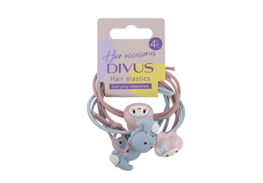 Juuksekummid DIVUS 4tk - 2