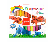 Plastiliin GRAFIA PLUS 24 värvi
