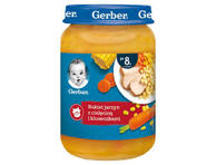 Püree vasika.nuudlitega GERBER 190g 9k