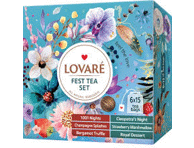 Teekomplekt LOVARE Fest Tea 90x2g
