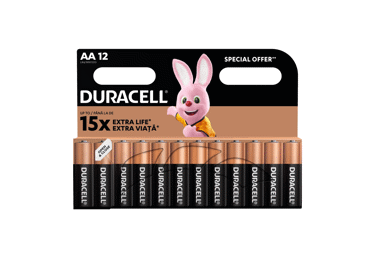 Patareid DURACELL AA 12tk Ecopack