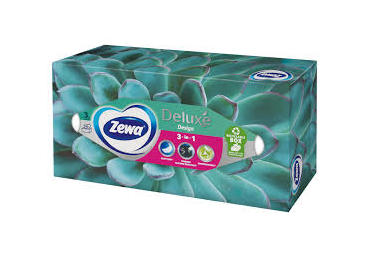Salvrätikud karbis ZEWA Deluxe 3kih 90tk - 1
