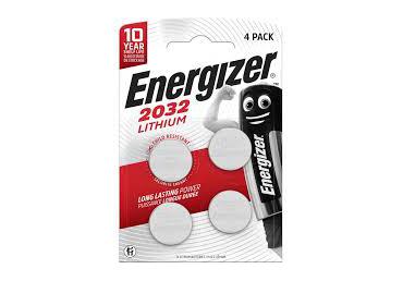 Patarei ENERGIZER Lithium CR2032 BP4