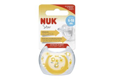 Latekslutt NUK Star 6-18k
