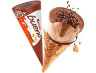 Jäätis KINDER Bueno vahvlikoonuses, 62g