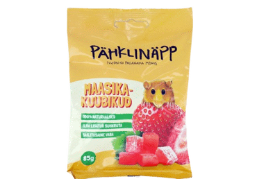 Maasikakuubikud PÄHKLINÄPP 85g