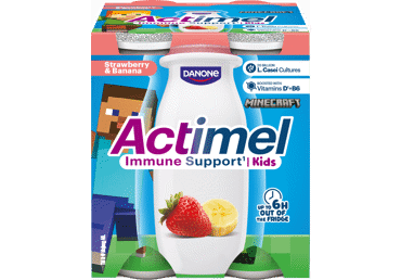 Jog.jook ACTIMEL ban.&maasika, 4x100g
