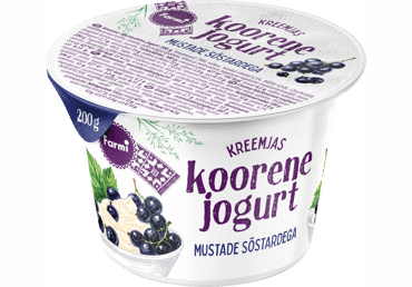 Koorene mustasõstra jogurt FARMI 200g