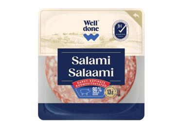 Salaami kuumsuitsut.WELL DONE,200g viil