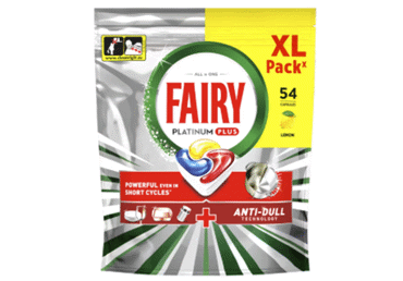Nõudepes.kap.FAIRY Platinum Lemon 54tk