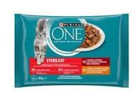 Kiisueine ONE Sterilcat kana lõhe 4x85g