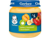 Õuna-abrik.ban.püree GERBER 125g 4k