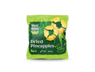 Kuivatatud ananass WELL DONE 125g