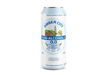 Alk.vaba õlu AMBER CITY 0.5L prk