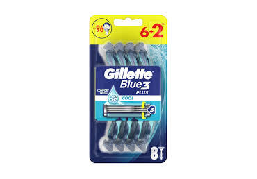 Raseerijad GILLETTE Blue3 Cool, 8tk